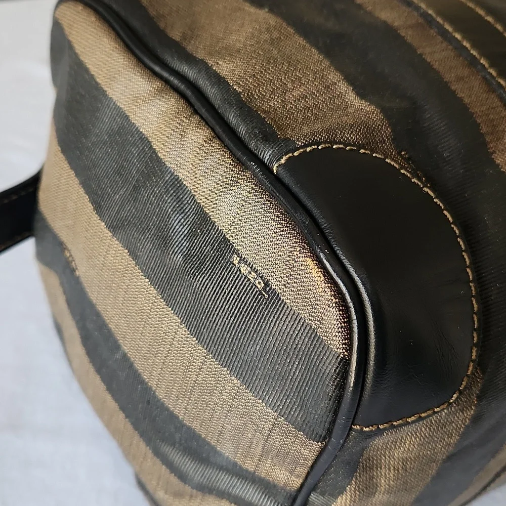 FENDI Pequin Boston Bag w/COA & dustbag - Picture 11 of 16